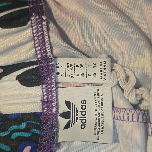 Adidas Women Black Tee With Short Set - Picture 3 of 4